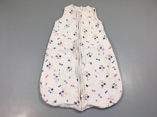 Sac de couchage s.m coton tetra rose pâle fleurs, moins cher chez Petit Kiwi