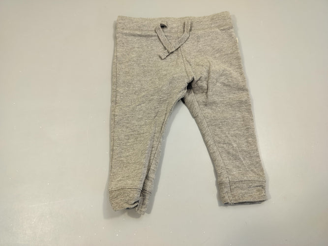 Pantalon jogging gris flammé  70% coton  25% viscose  5% élasthanne, moins cher chez Petit Kiwi