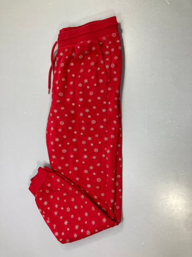 Jogging rouge flocons de neige blancs, molleton, 36-38, moins cher chez Petit Kiwi