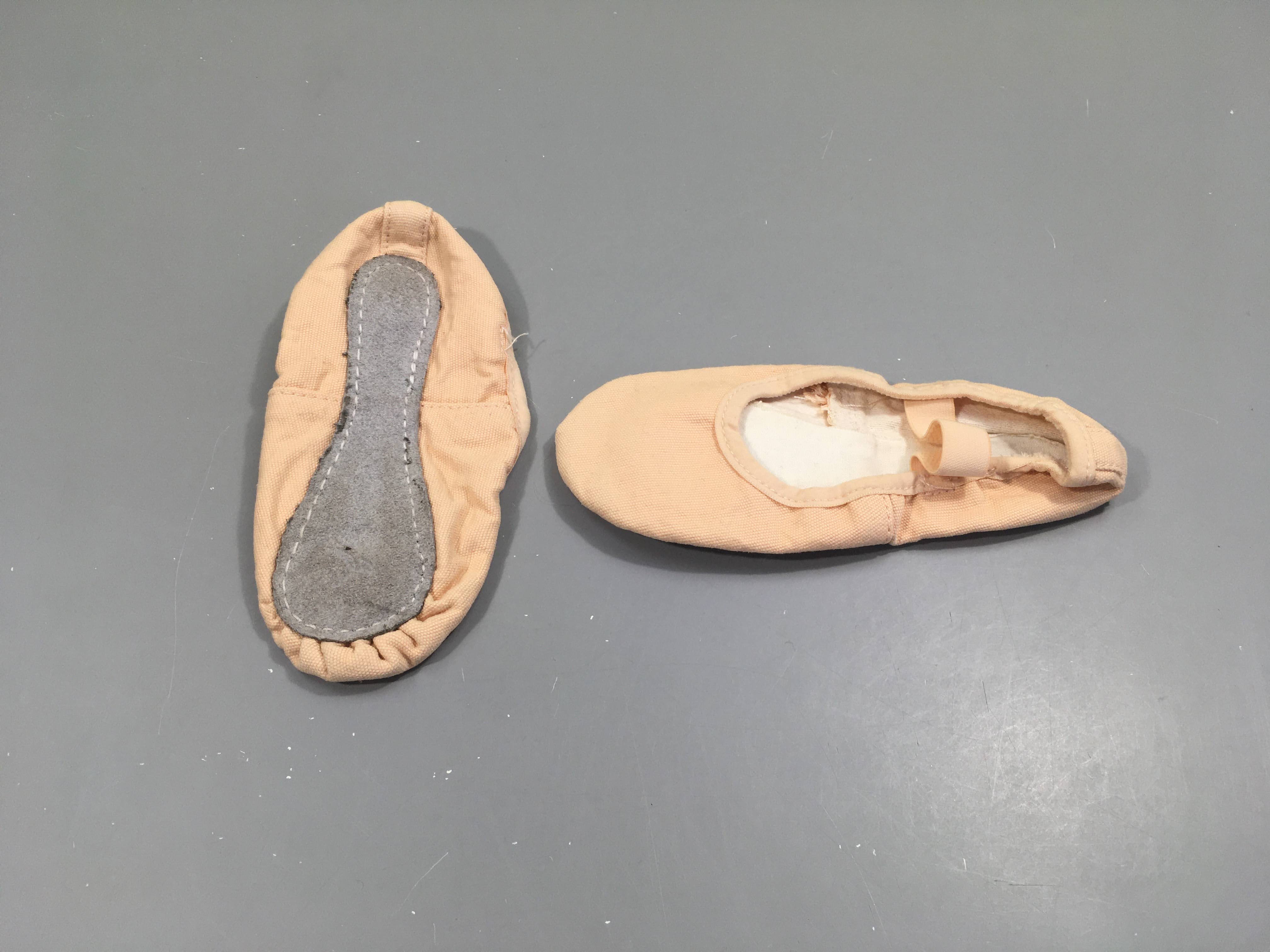 Chaussons de danse saumon