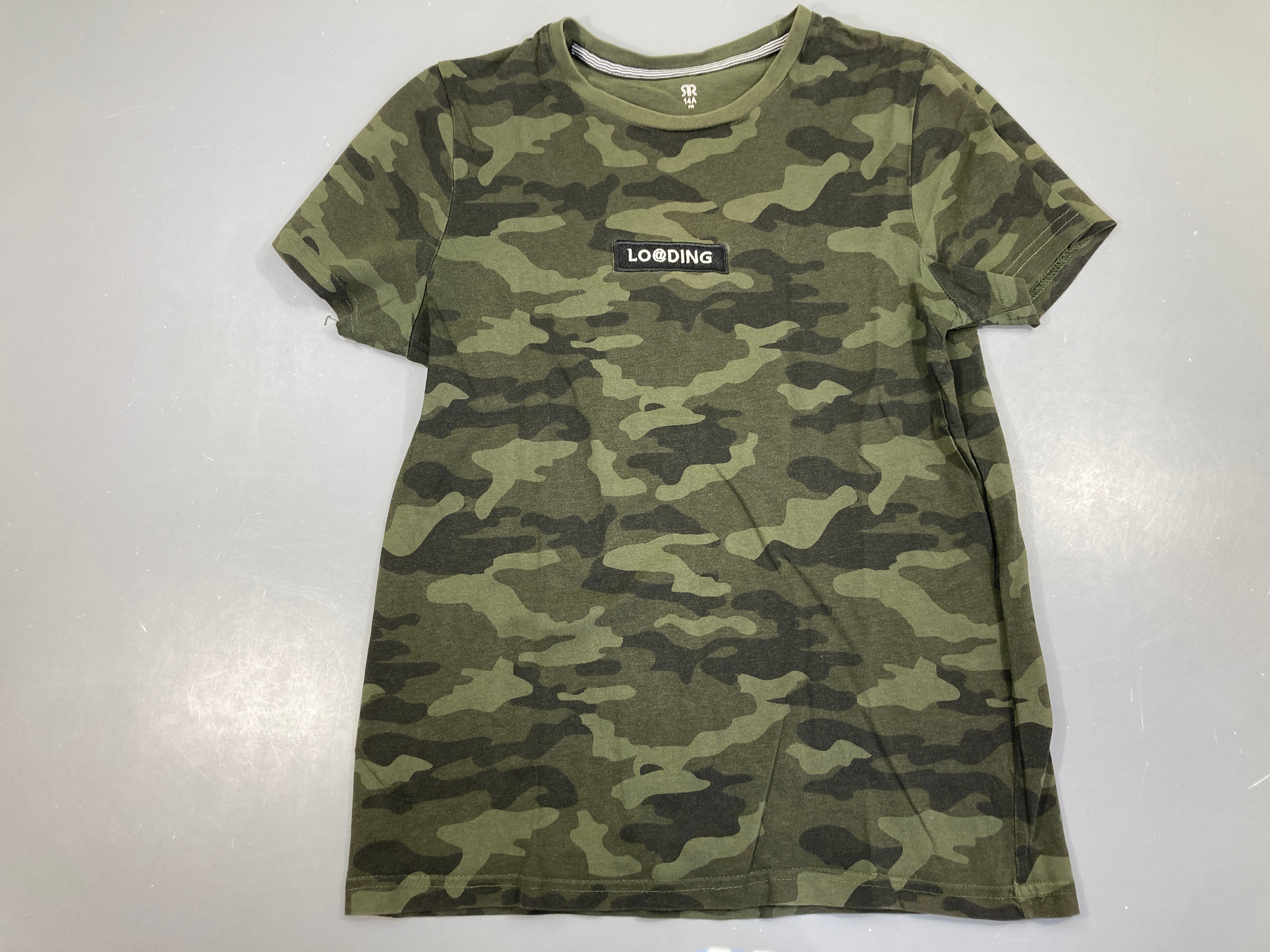 T-shirt m.c vert camouflage