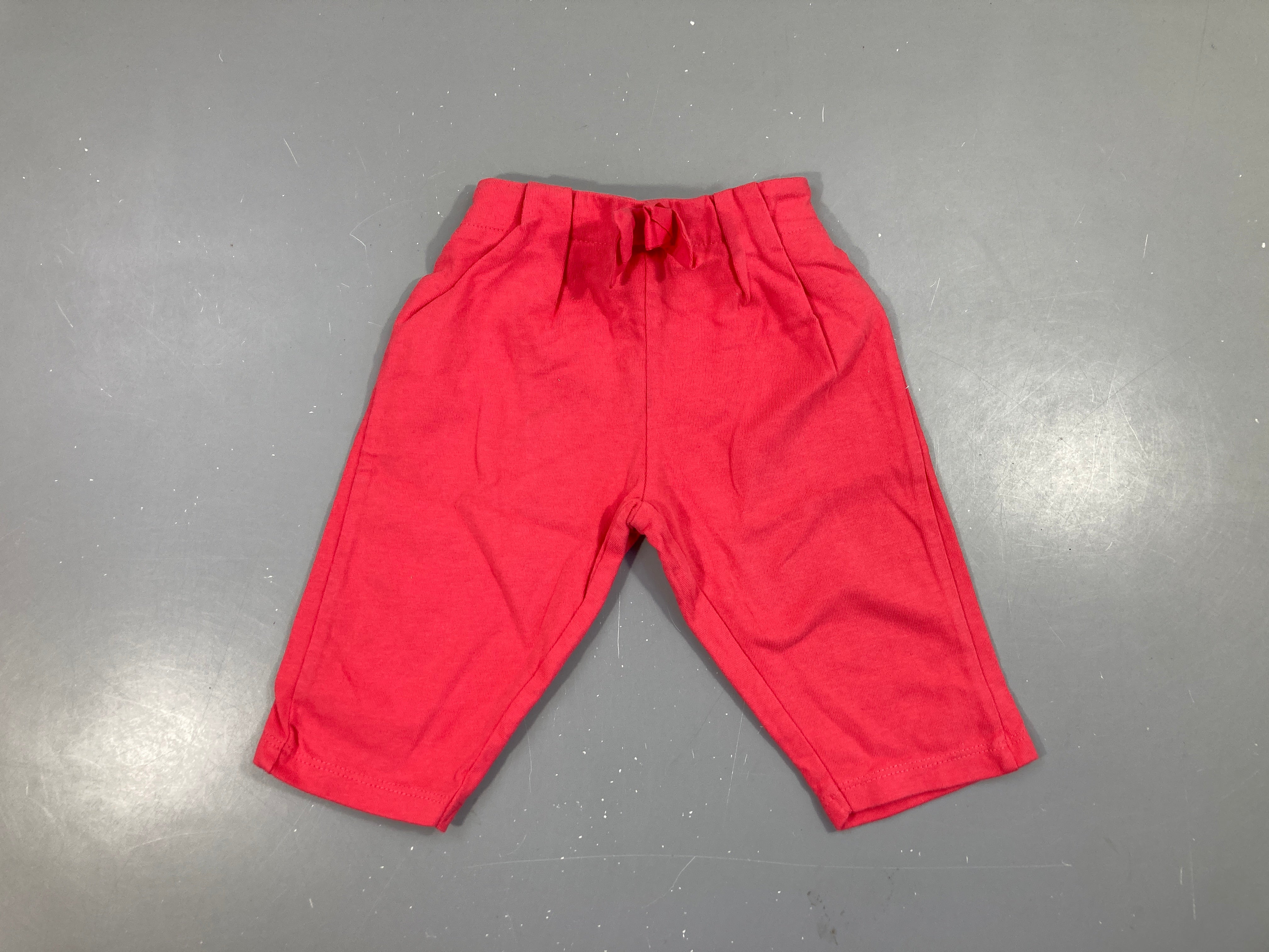 Pantalon jersey rose noeud