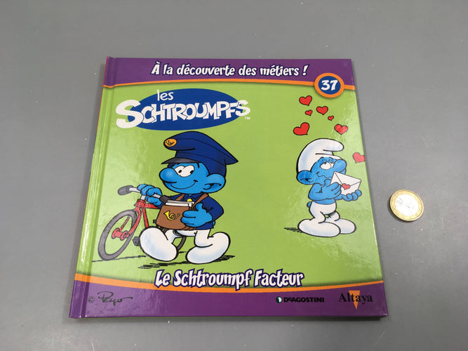 Le Schtroump facteur,Les Schtroumpfs, A la décourverte des métiers, Altaya, moins cher chez Petit Kiwi