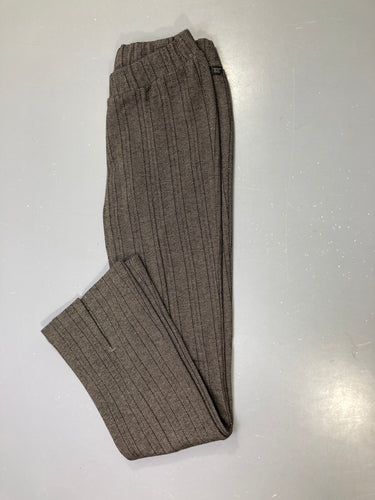 Pantalon noir chiné chevrons, taille élastique, Indian Blue Jeans, moins cher chez Petit Kiwi