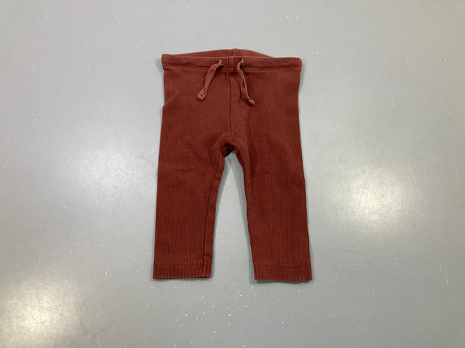 Legging brun clair côtelé, moins cher chez Petit Kiwi