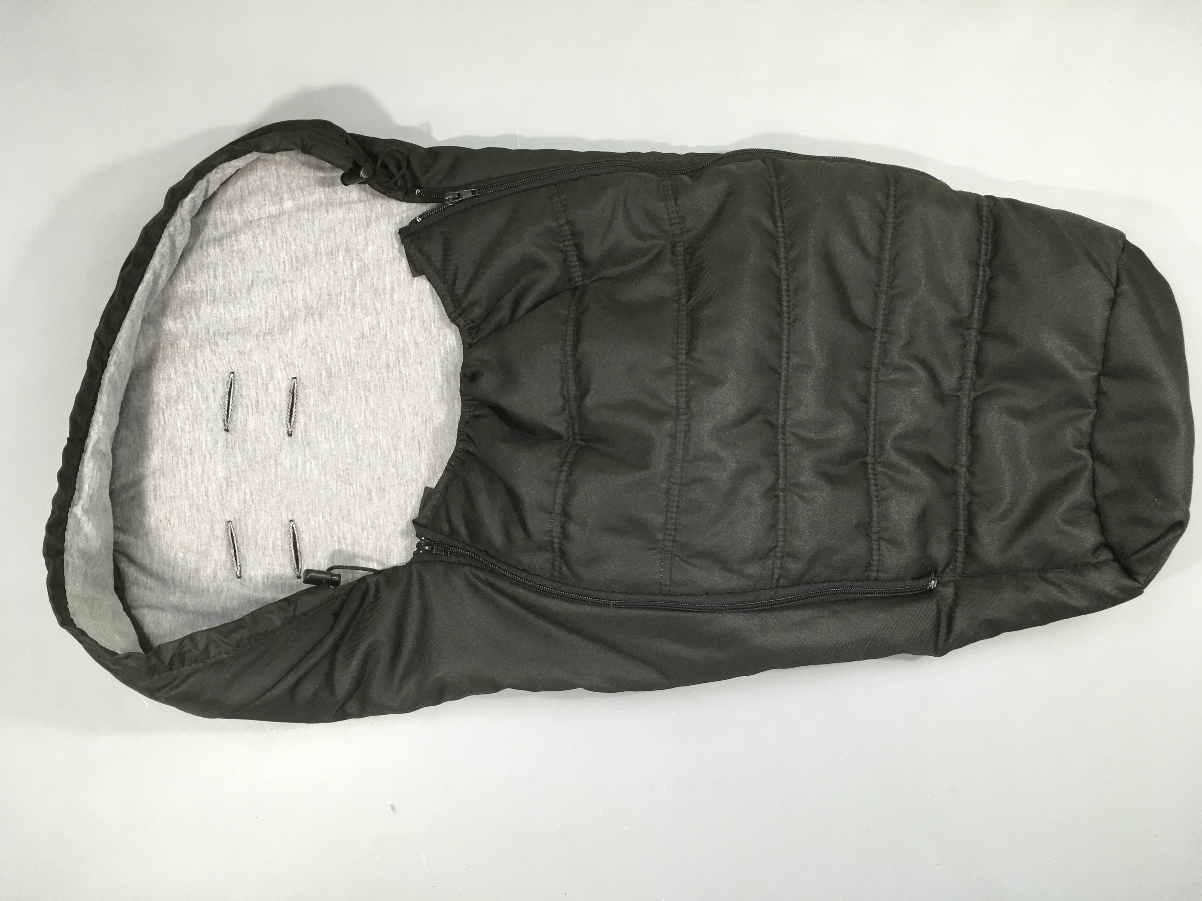 Chancelière noire doublée jersey