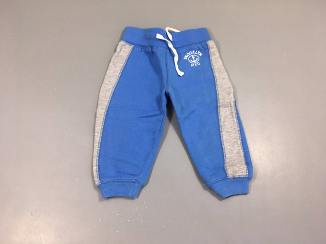 Pantalon de training bleu-gris Brooklyn, moins cher chez Petit Kiwi