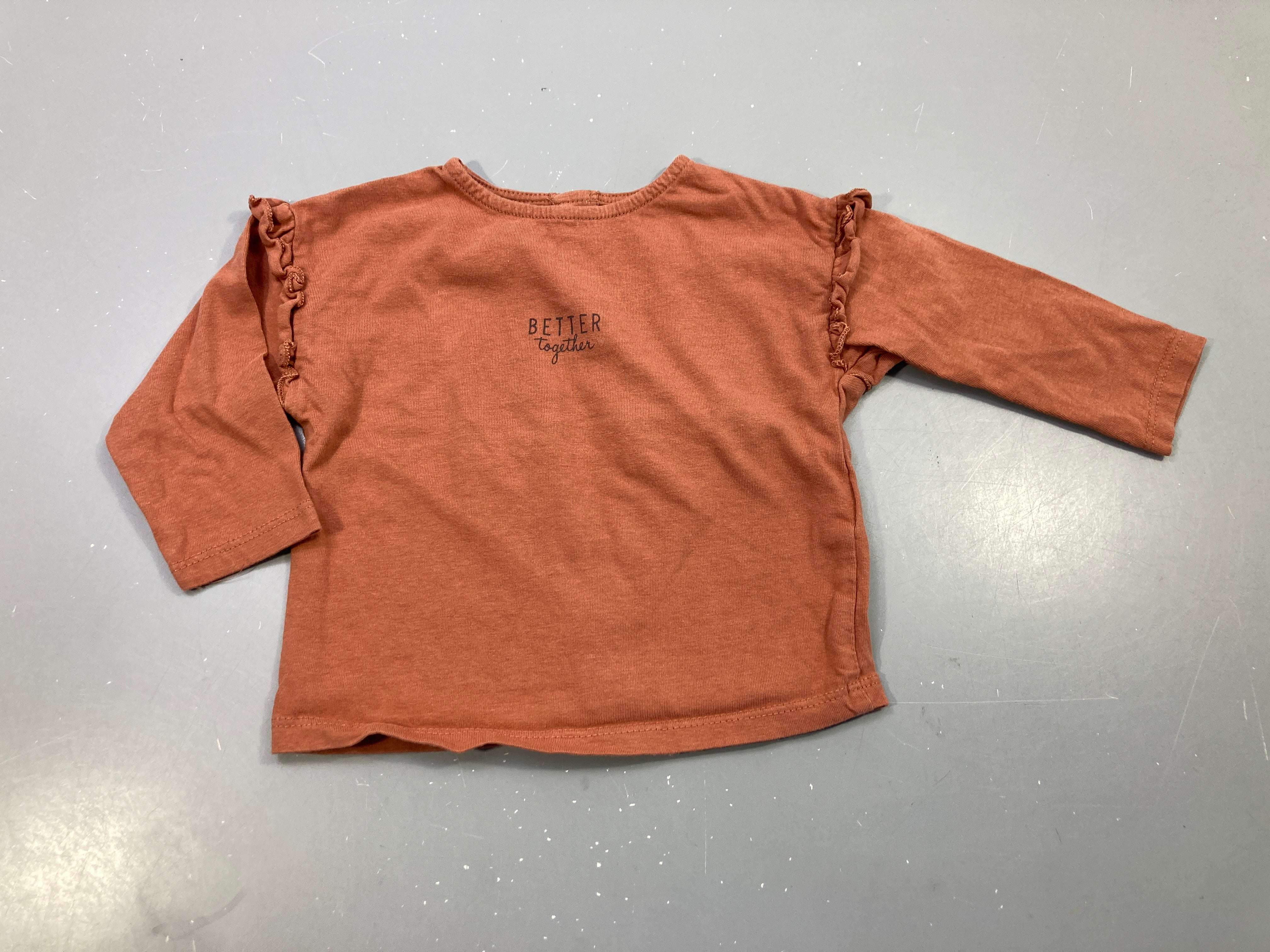 T-shirt m.l terra cotta  