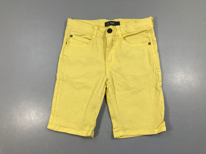 Bermuda jaune vif Slim, moins cher chez Petit Kiwi