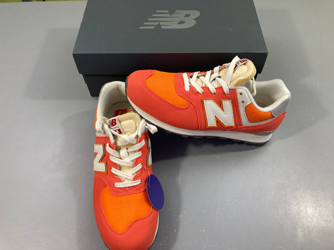 NEUF Baskets suede/mesh rose/orange, New Balance, 39, moins cher chez Petit Kiwi