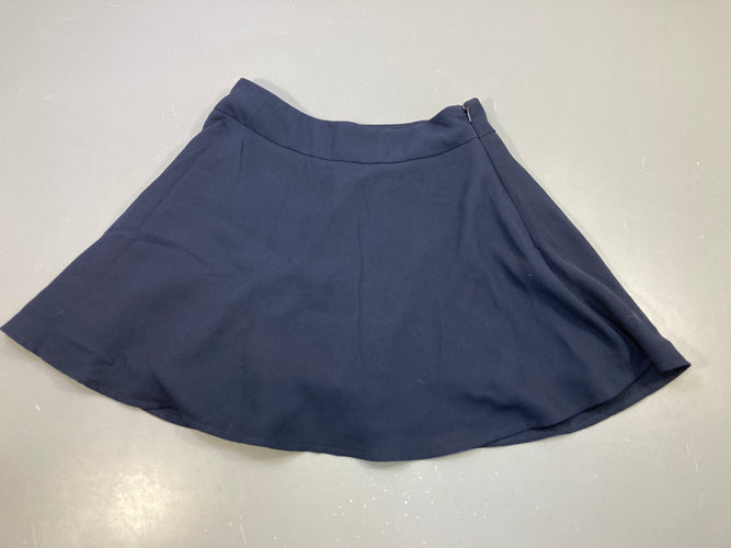 Jupe bleu marine avec doulure, léger accro à la couture arrière, moins cher chez Petit Kiwi