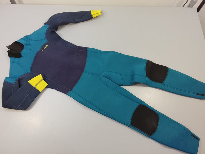 Combinaison de plongée bleu, bleu marine, jaune "Olaian"  4,3 mm 12°c-17°c  2 hours, moins cher chez Petit Kiwi
