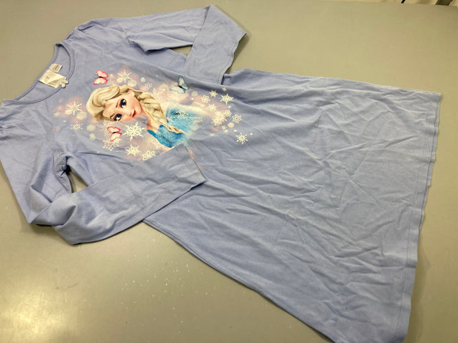 Robe de nuit ml bleu clair, Elsa Reine des  neiges, moins cher chez Petit Kiwi