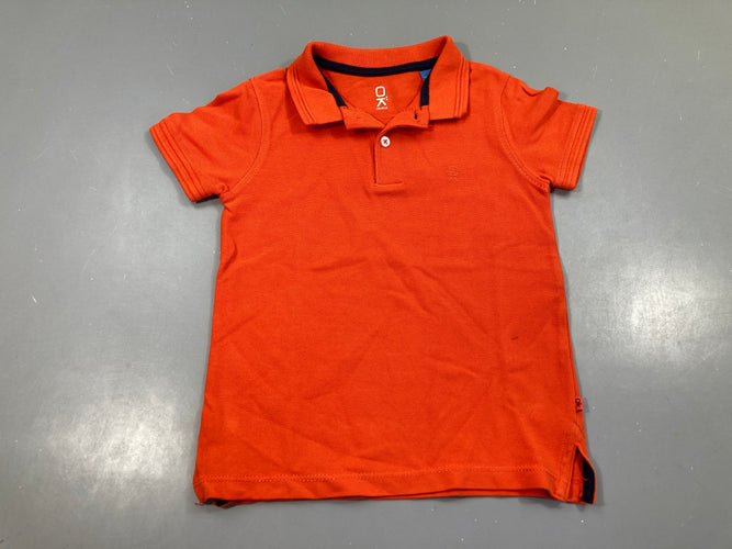 Polo m.c orange, moins cher chez Petit Kiwi