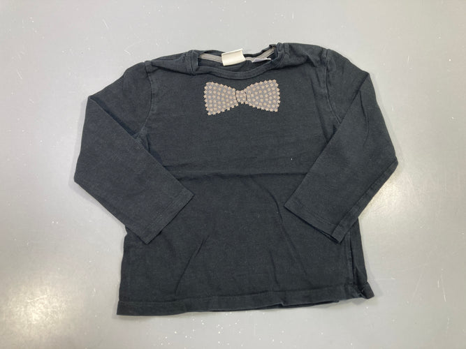 T-shirt m.l noir nœud papillon étoiles, moins cher chez Petit Kiwi