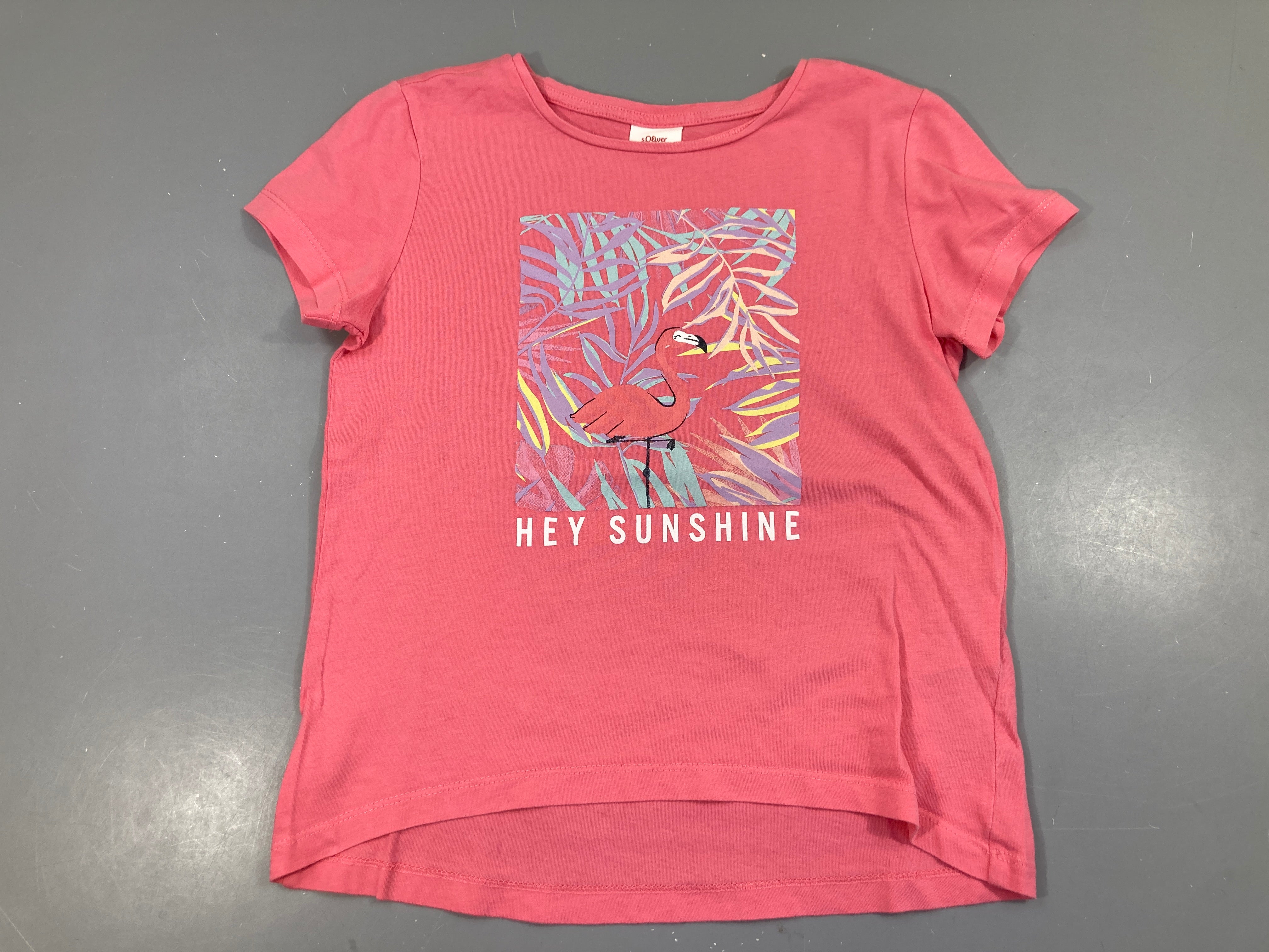 T-shirt m.c rose flamand rose
