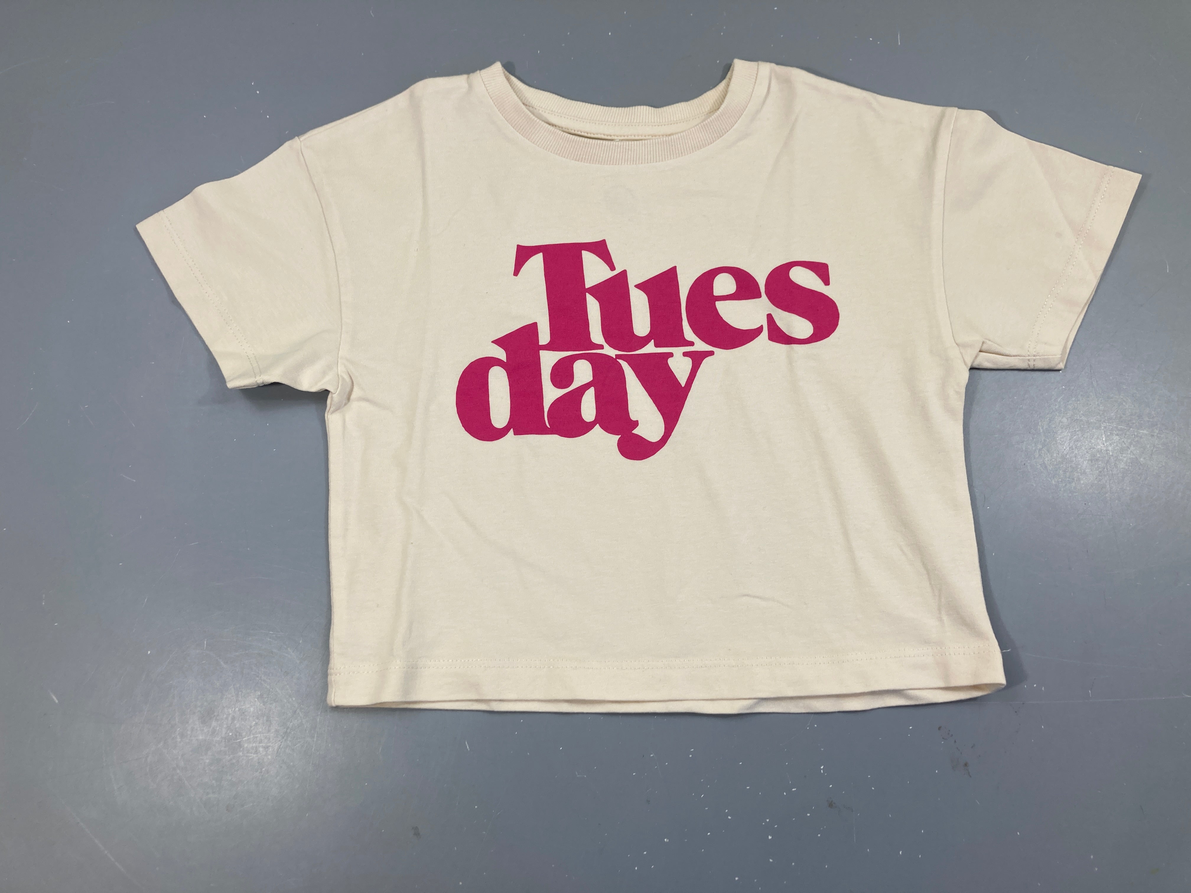 T-shirt m.c court beige tuesday