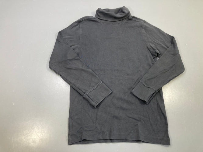 T-shirt m.l col roulé gris anthracite, moins cher chez Petit Kiwi