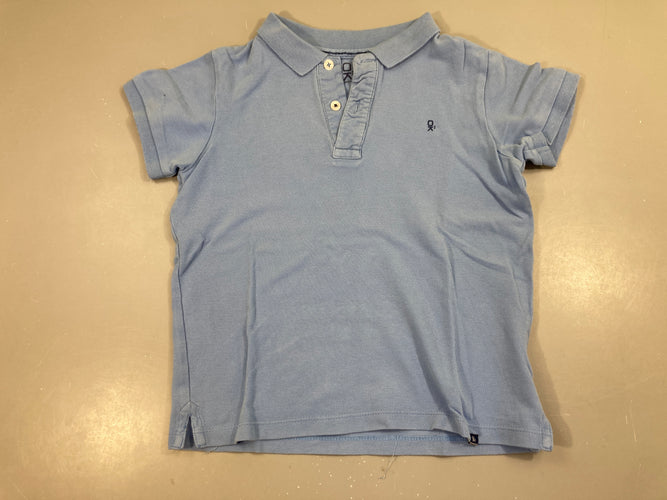 Polo m.c bleu, moins cher chez Petit Kiwi