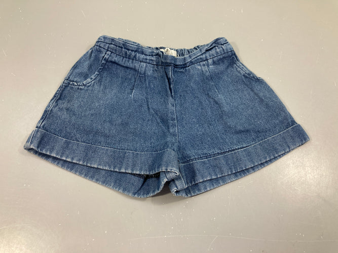 Short denim à revers, moins cher chez Petit Kiwi