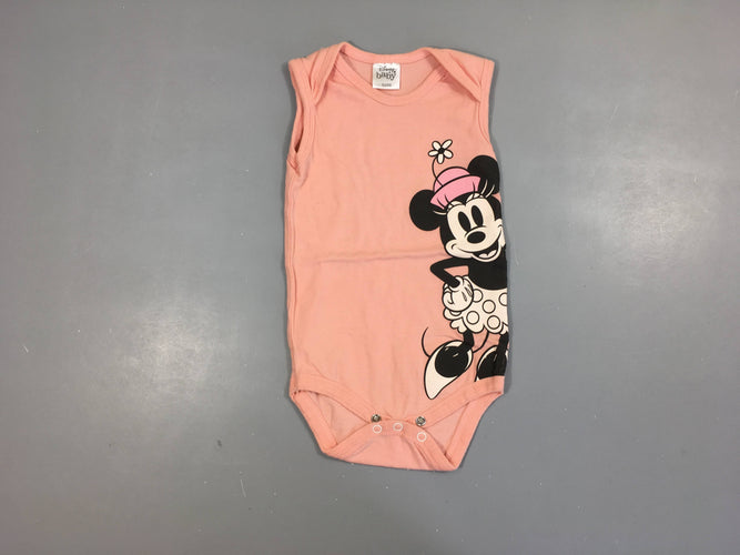 Body s.m rose Minnie, moins cher chez Petit Kiwi