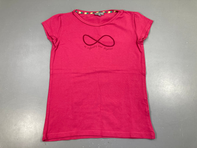 T-shirt m.c rose infinity, moins cher chez Petit Kiwi