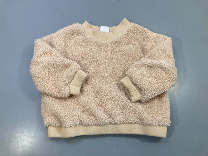 Pull sherpa écru, moins cher chez Petit Kiwi