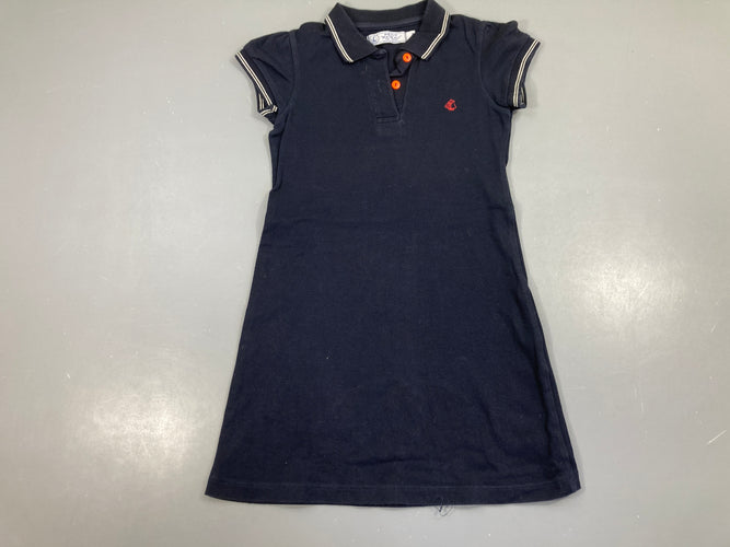 Robe m.c polo bleu marine, moins cher chez Petit Kiwi