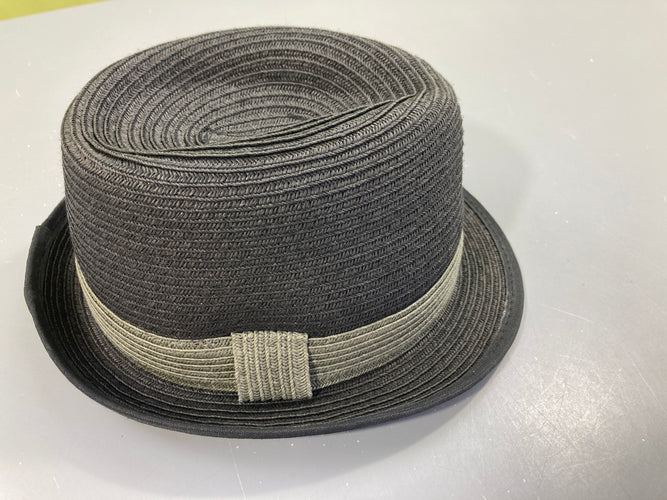 Chapeau paille noir, moins cher chez Petit Kiwi
