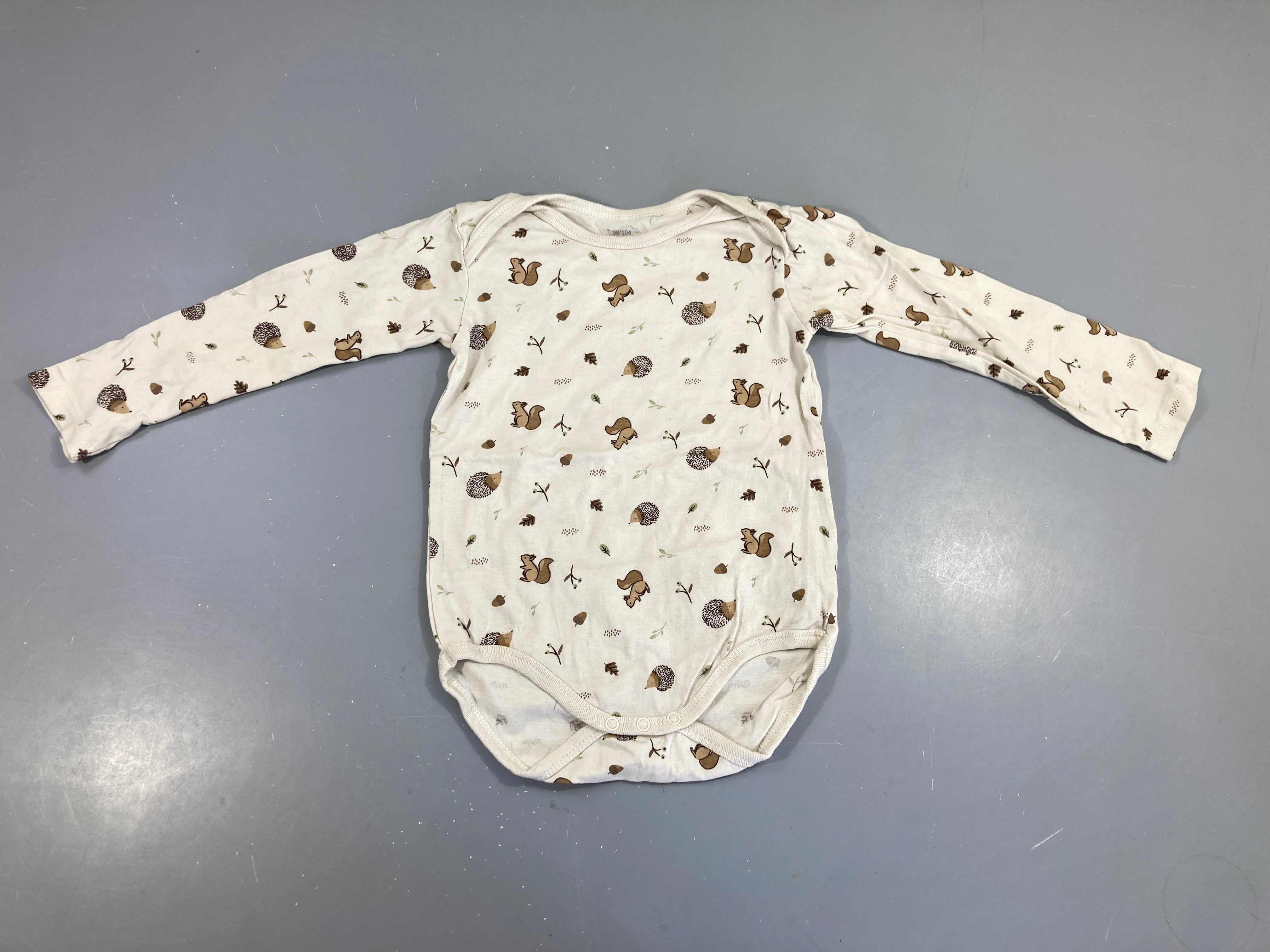 Body m.l écru animaux forêt
