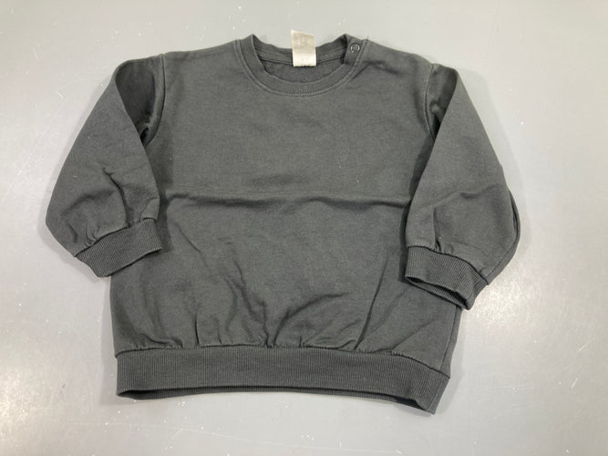 Sweat gris foncé, moins cher chez Petit Kiwi