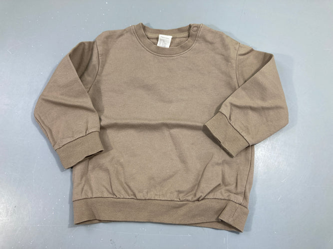 Sweat beige, moins cher chez Petit Kiwi