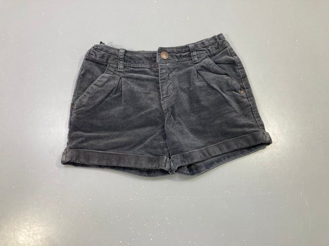 Short bleu marine velours pailleté, revers, étoiles, moins cher chez Petit Kiwi