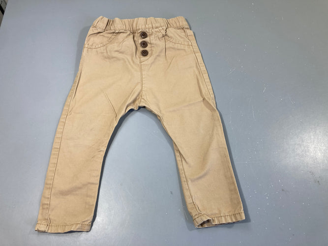 Pantalon chino beige, moins cher chez Petit Kiwi