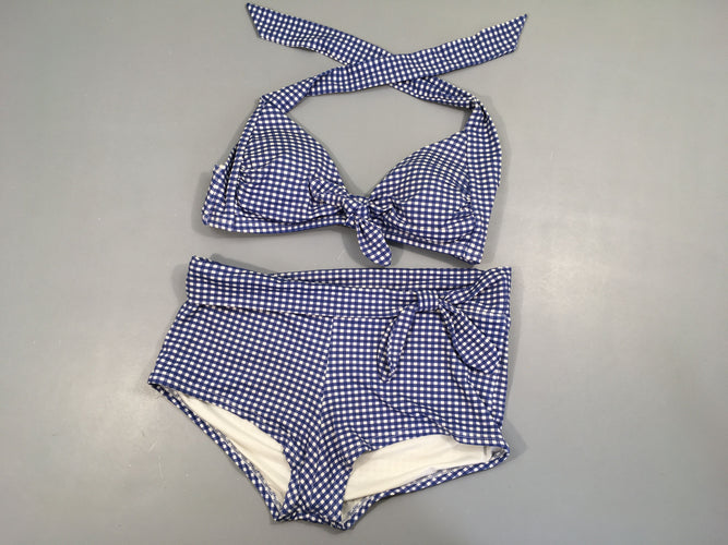 Bikini de grossesse vichy, moins cher chez Petit Kiwi
