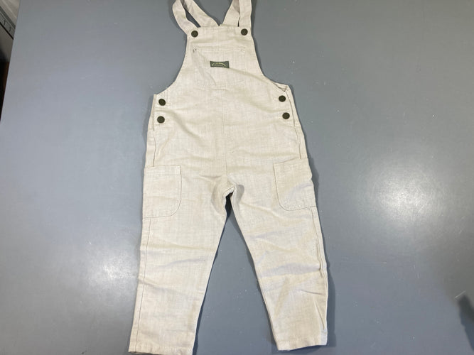 Salopette coton beuge Overall, moins cher chez Petit Kiwi