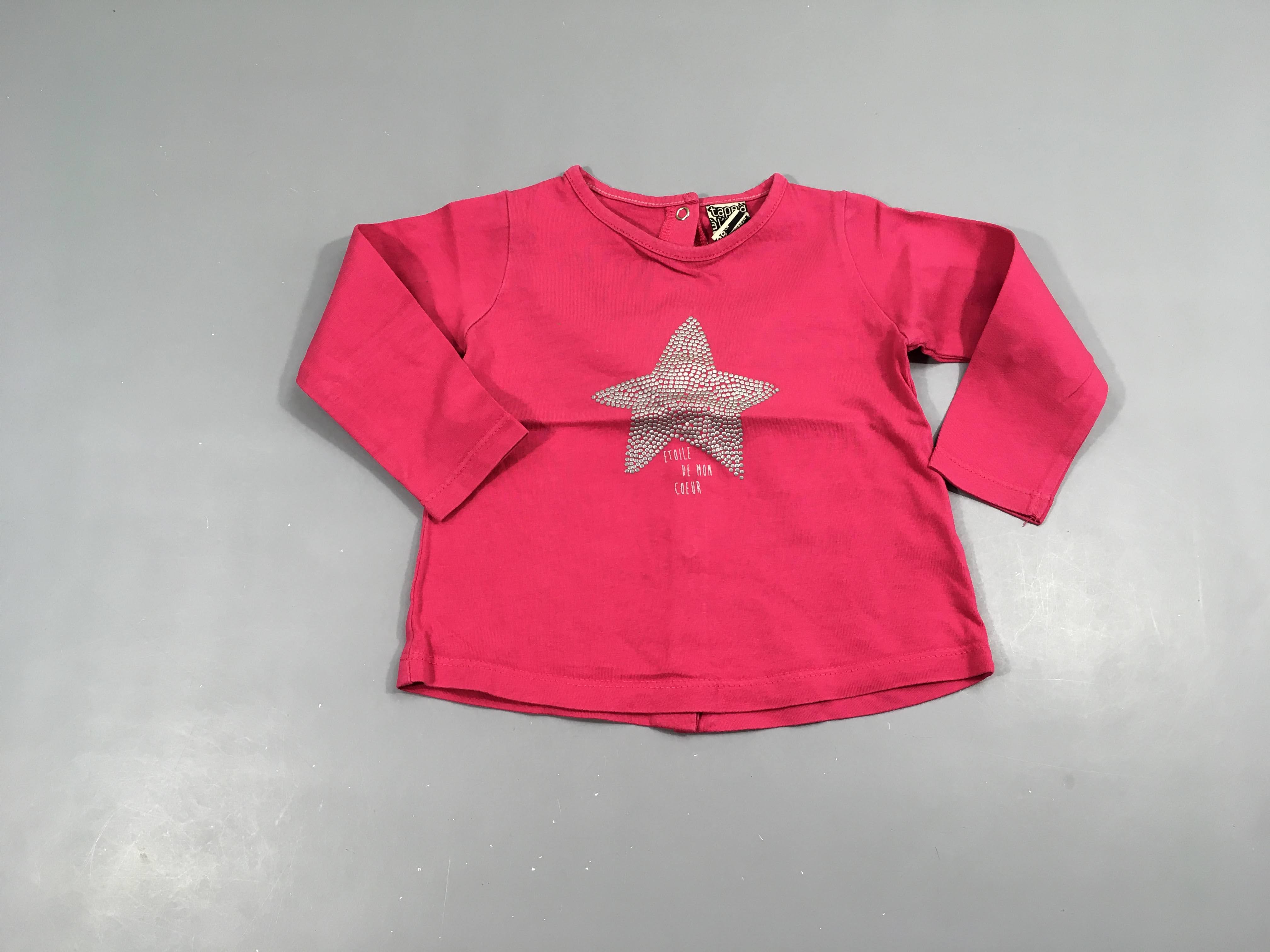 T-shirt m.l rose vof étoile