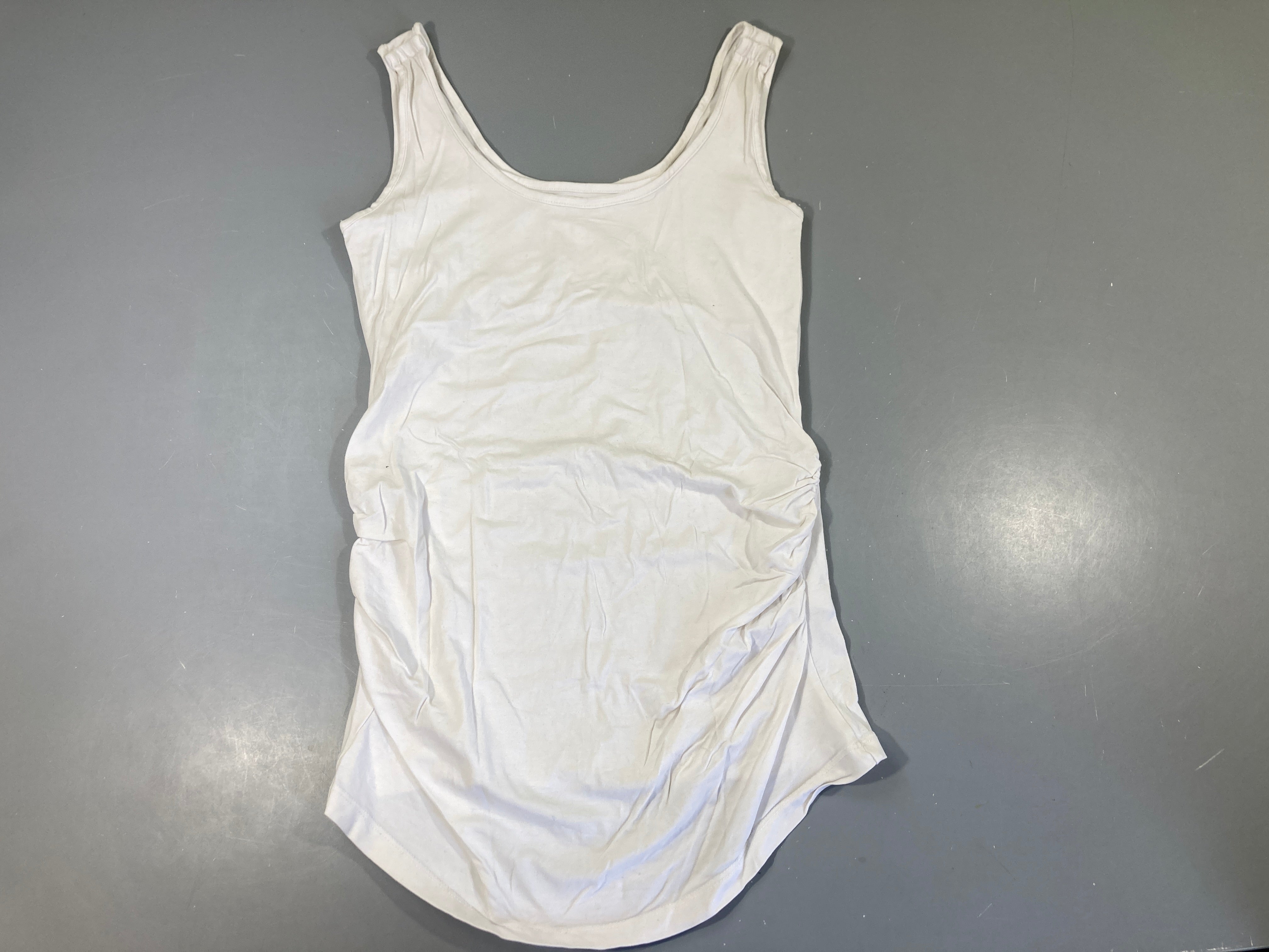 Débardeur d'allaitement blanc Seraphine