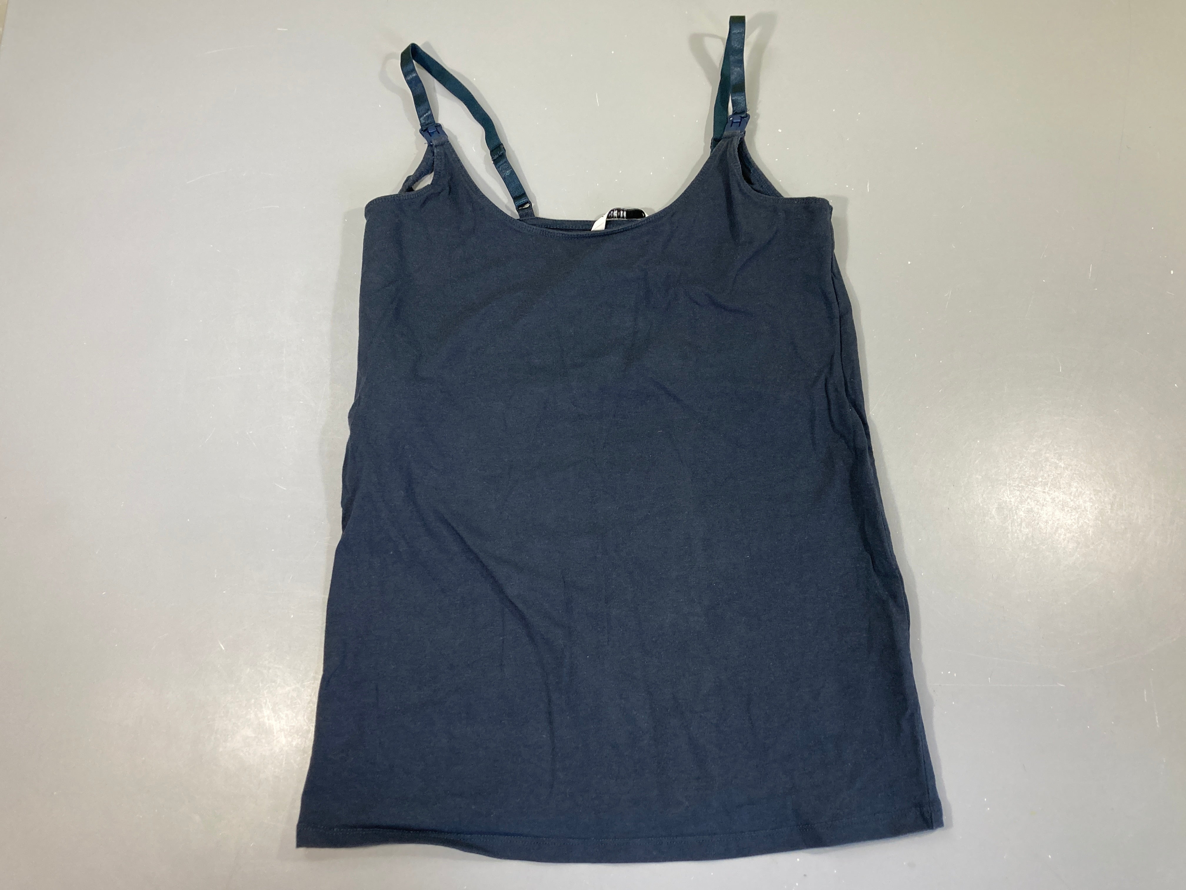 Top allaitement bleu marine, brassière intégrée