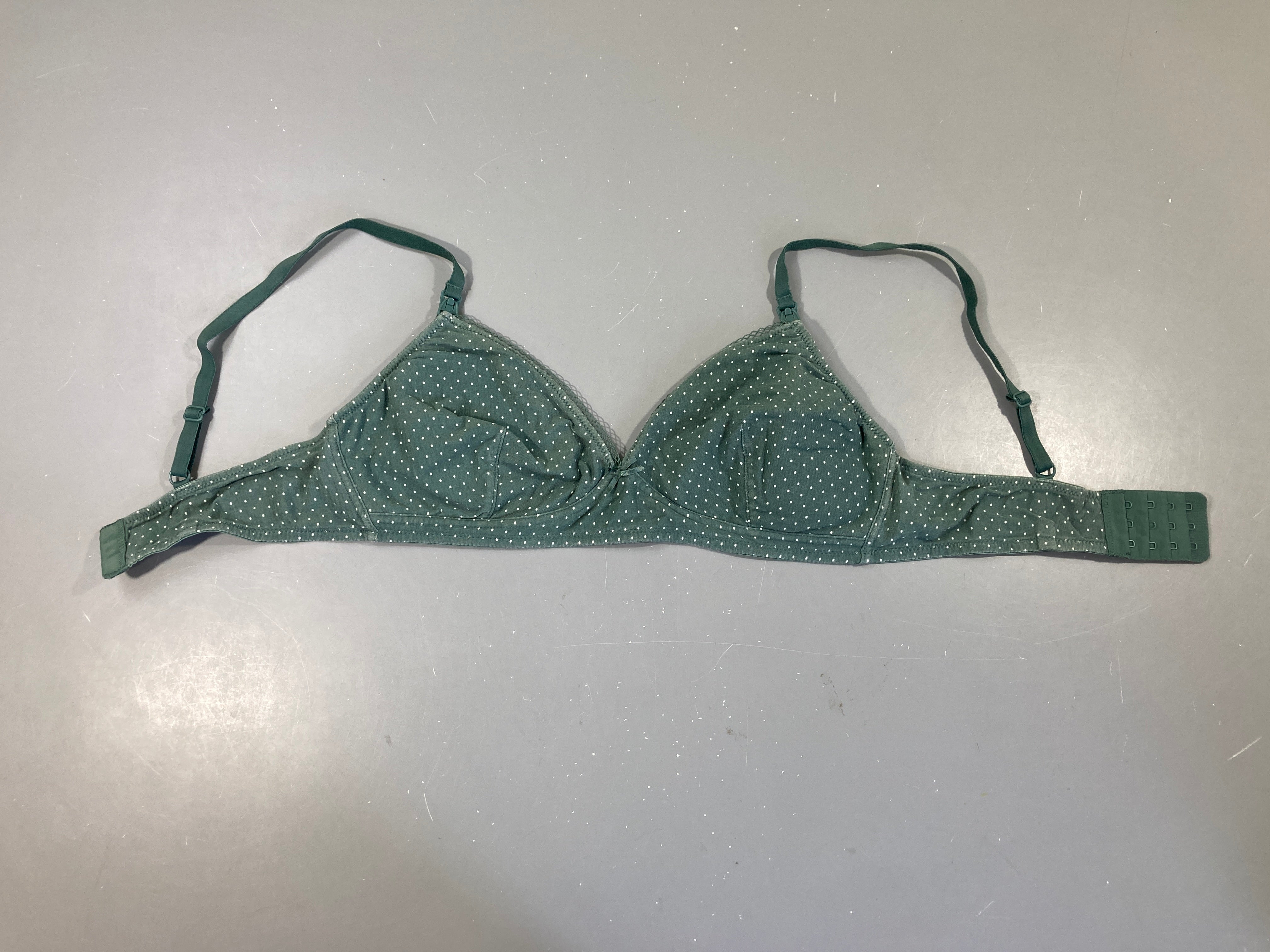 Soutien d'allaitement sans armature vert pois, 90C, EUR 75C