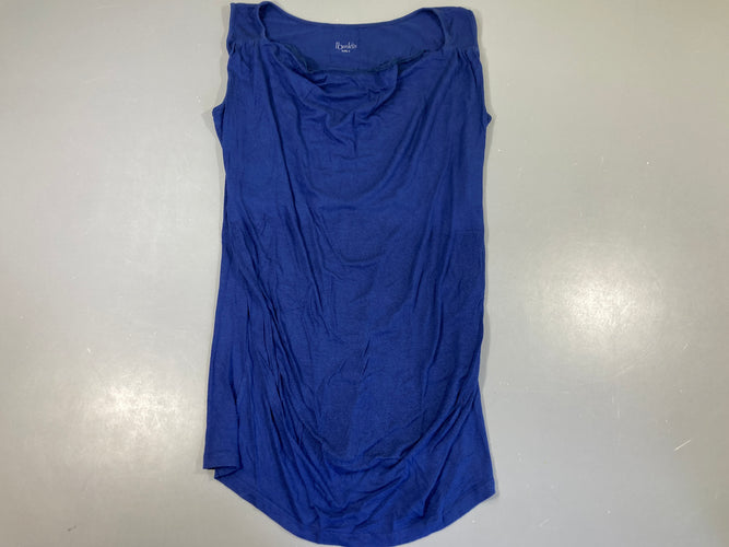 T-shirt m.c fluide bleu motifs, moins cher chez Petit Kiwi