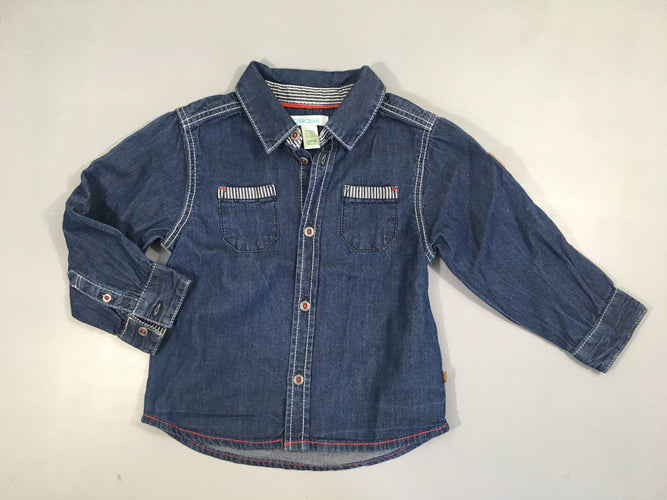 Chemise m.l denim, moins cher chez Petit Kiwi