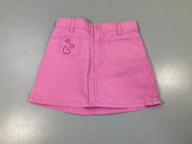 Jupe mauve clair légère auréole avant, moins cher chez Petit Kiwi