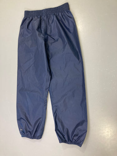 Pantalon imperméable bleu marine, pluie, chevilles élastiques, moins cher chez Petit Kiwi