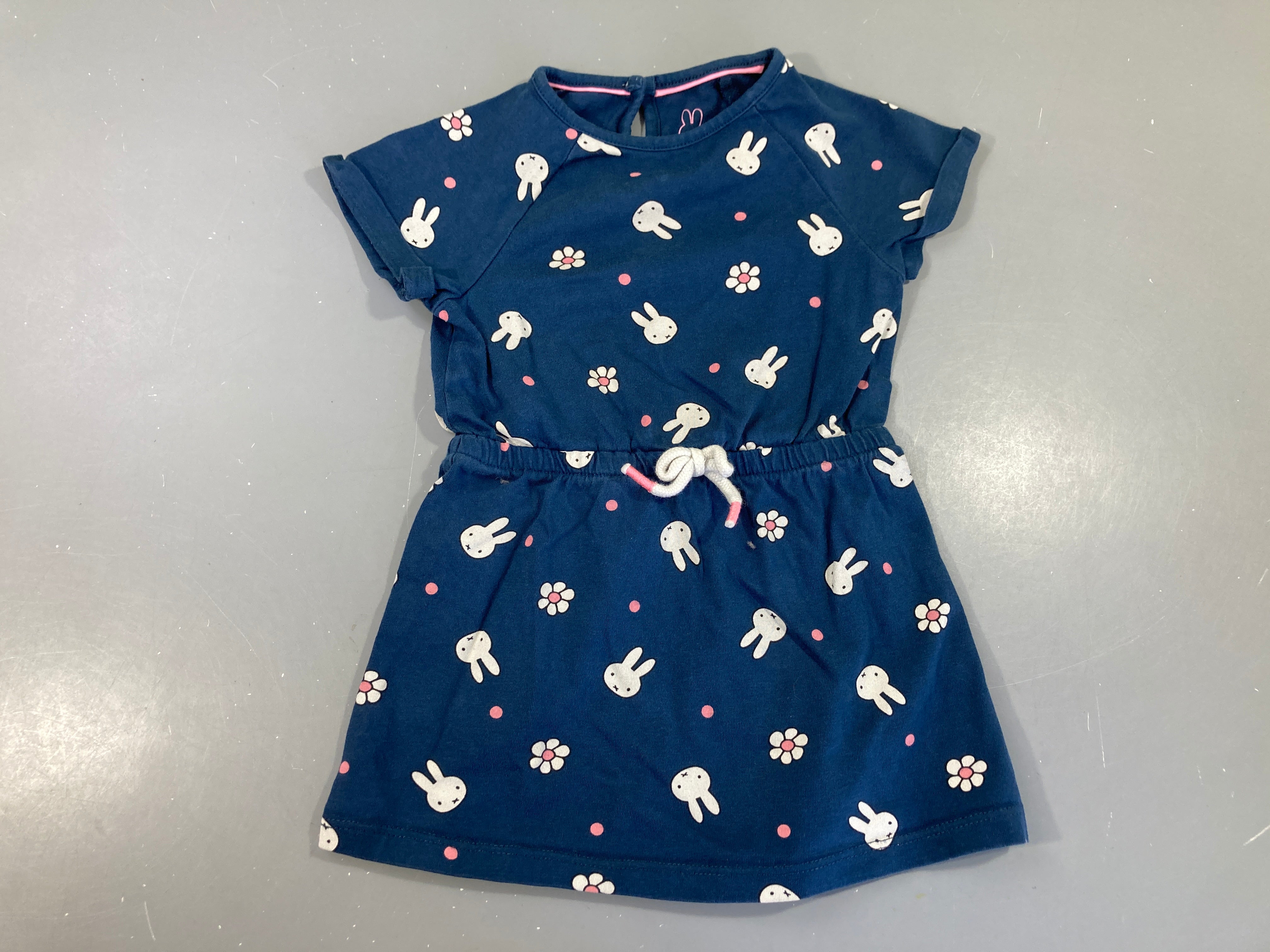 Robe m.c jersey bleu foncé Miffy