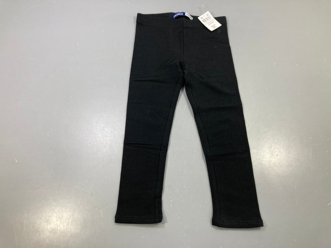 Legging épais noir uni, neuf avec étiquette, moins cher chez Petit Kiwi