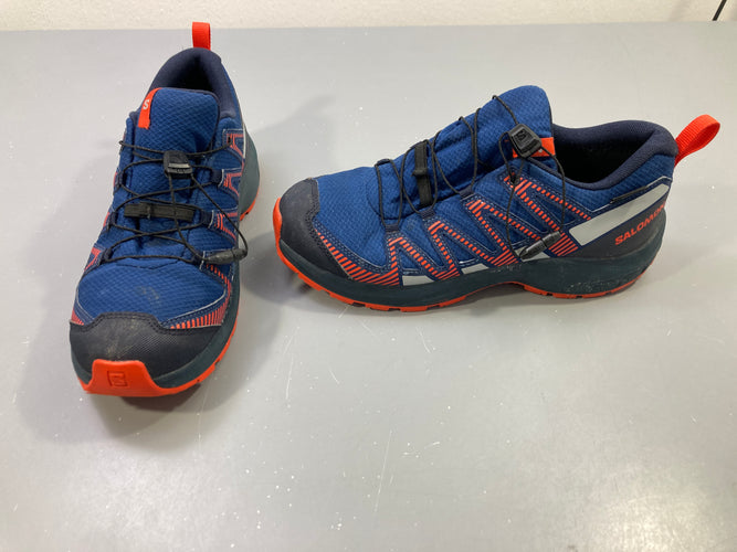 Baskets bleu et orange, laçage rapide, Salomon, 39, moins cher chez Petit Kiwi