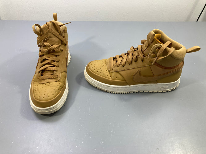 Baskets montantes camel, semelle blanche, 40, moins cher chez Petit Kiwi