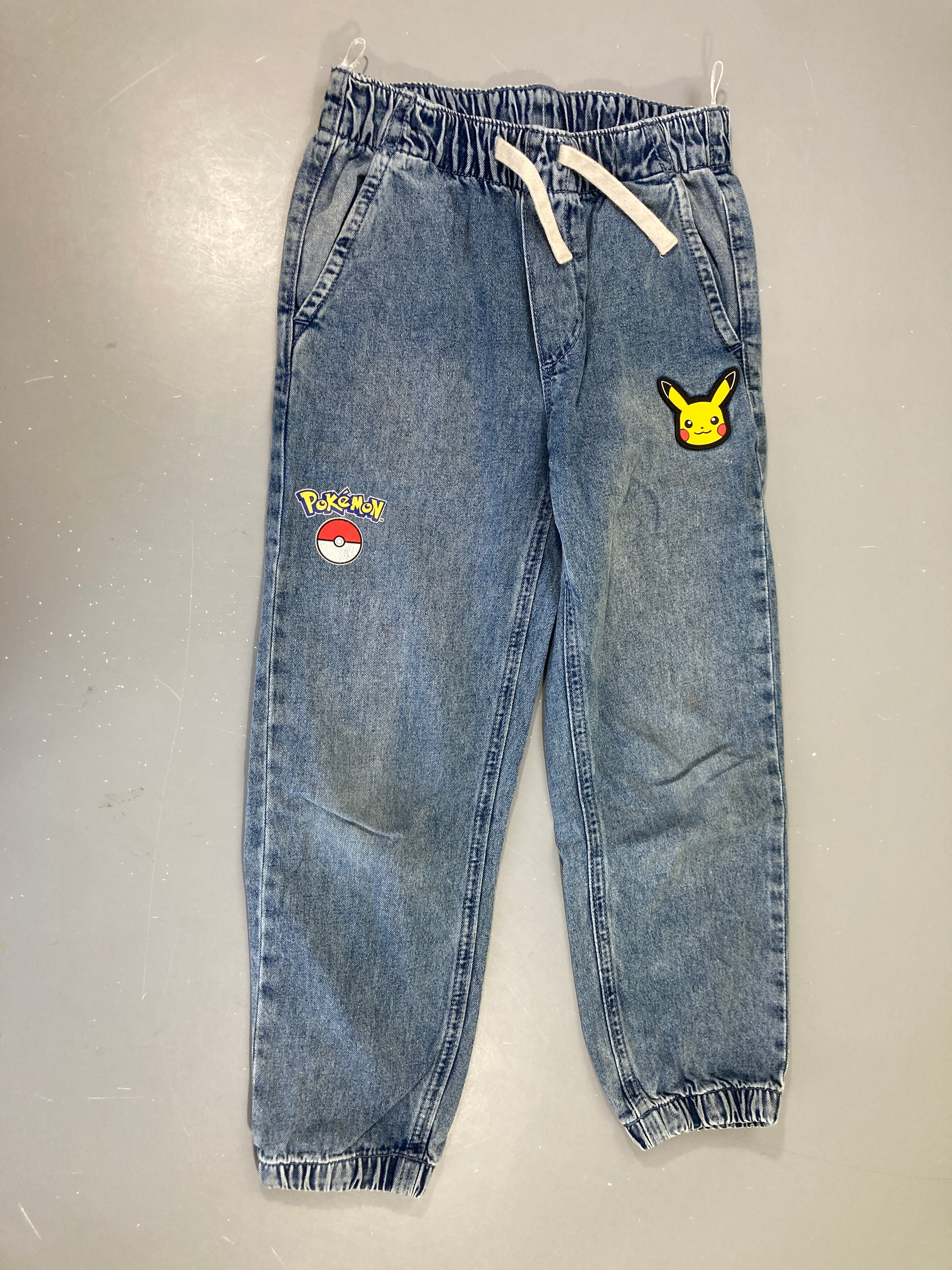 Jeans taille et chevilles élastiques Pokemon