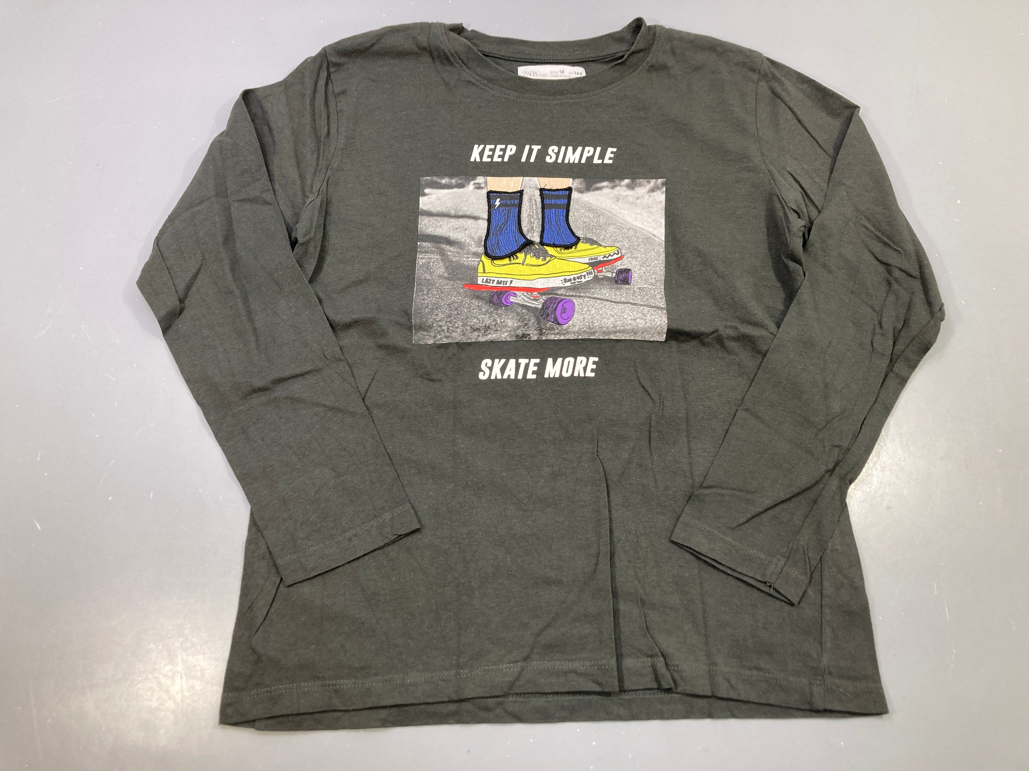T-shirt m.l gris anthracite 